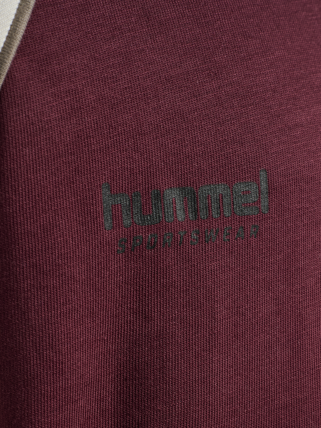 hmlJR REG V-NECK BEES T-SHIRT S/S, VINEYARD WINE, packshot