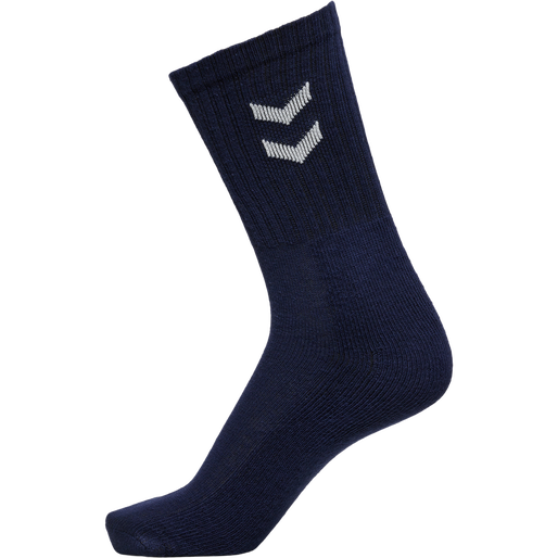 3-Pack Basic Sock, MARINE, packshot