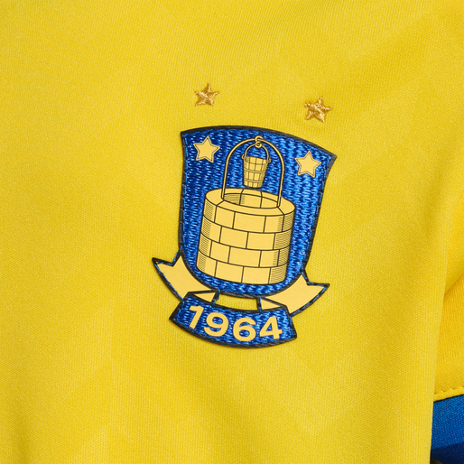 BRØNDBY 22/23 HOME MINI KIT, CYBER YELLOW, packshot