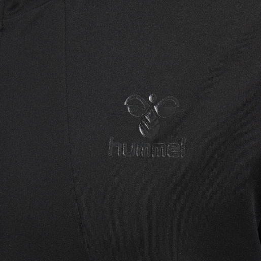 hmlASTON ZIP HOODIE, BLACK, packshot