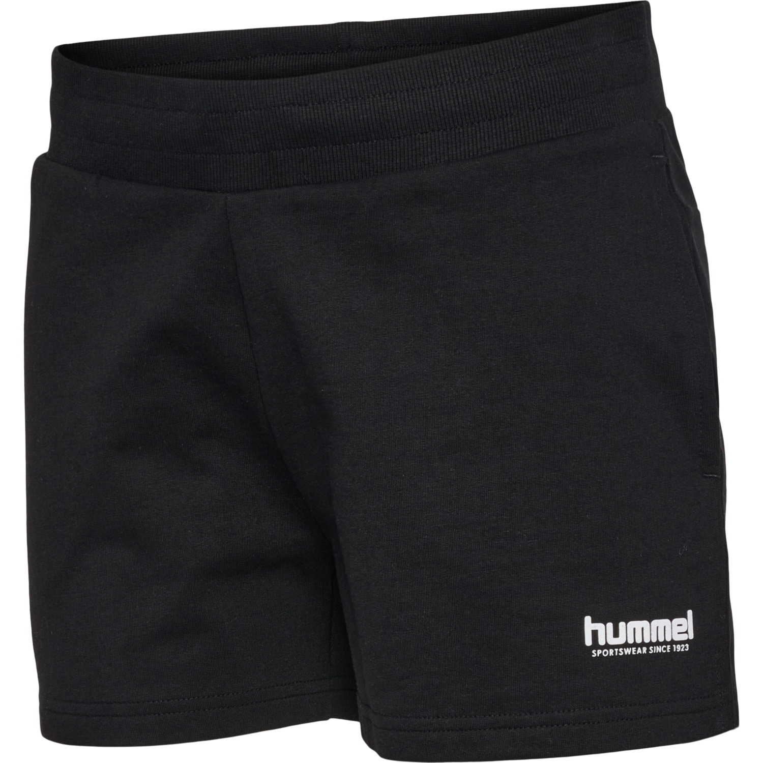 hmlLGC SENNA SWEAT SHORTS, BLACK, packshot