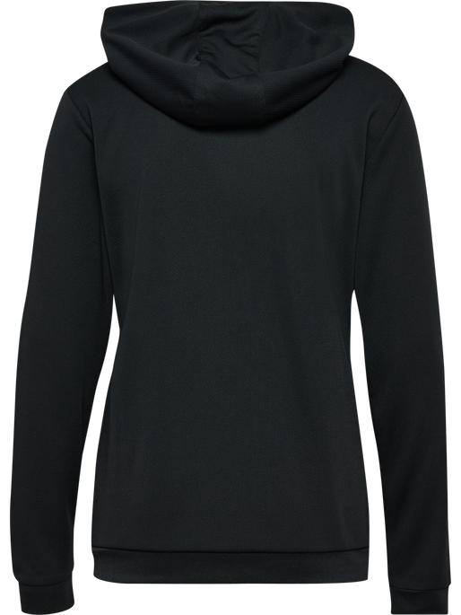 hmlAUTHENTIC PL ZIP HOODIE WOMAN, BLACK, packshot