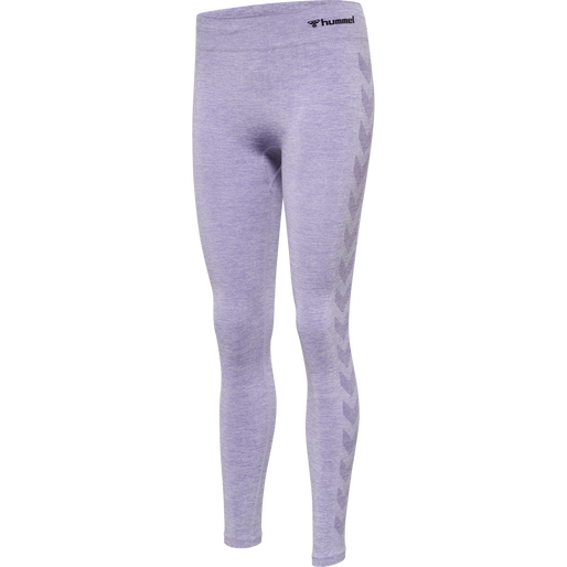 hmlCI SEAMLESS MID WAIST TIGHTS, LAVENDER MELANGE, packshot