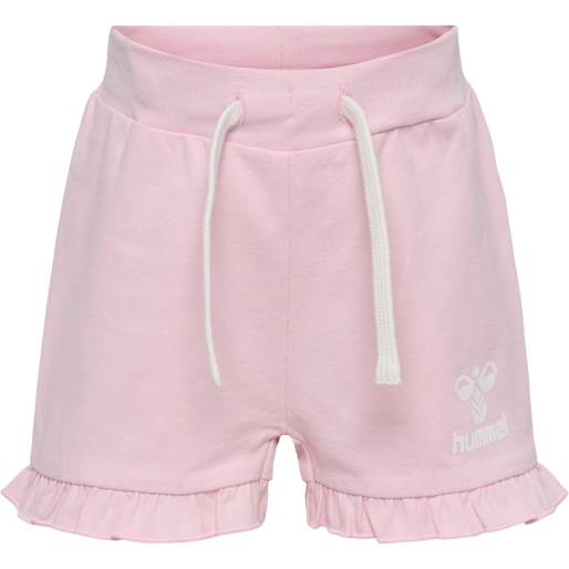 hmlDREAM RUFFLE SHORTS, PARFAIT PINK hmlDREAM RUFFLE SHORTS, PARFAIT PINK, packshot