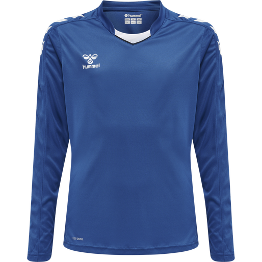 hmlCORE XK POLY JERSEY L/S KIDS, TRUE BLUE, packshot