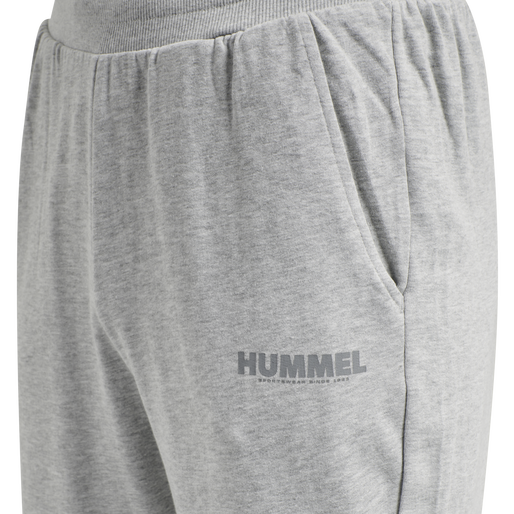 hmlLEGACY TAPERED PANTS, GREY MELANGE, packshot