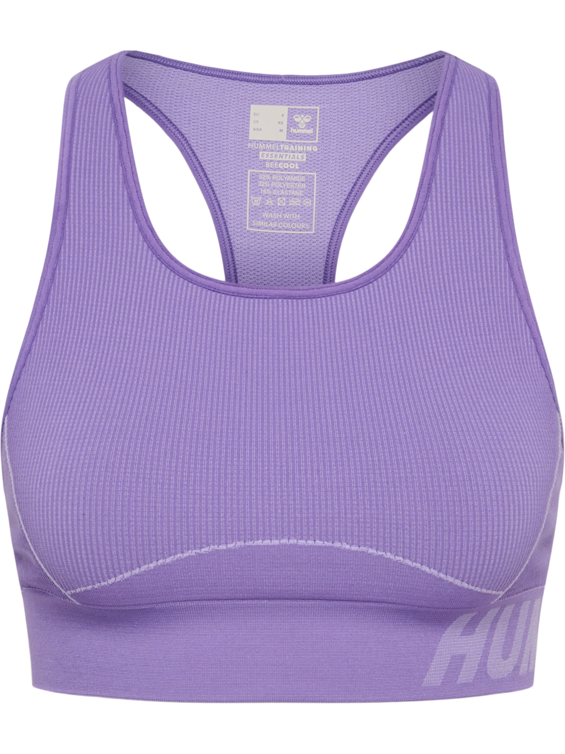 hmlTE CHRISTEL SEAMLESS SPORTS TOP, PAISLEY PURPLE/LAVENDER MELANG, packshot