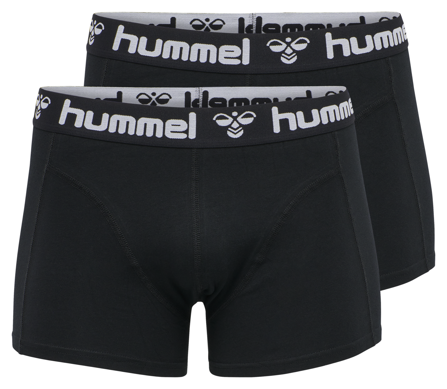 HMLMARS 2PACK BOXERS, BLACK/BLACK, packshot