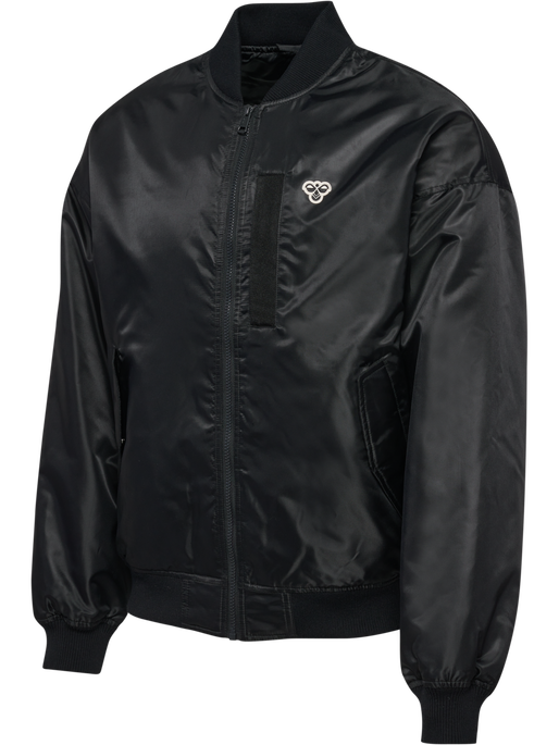 hmlBASEBALL JACKET BEE, BLACK hmlBASEBALL JACKET BEE, BLACK, packshot