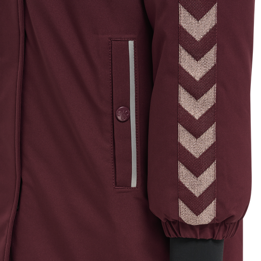 hmlLEAF TEX COAT, WINDSOR WINE hmlLEAF TEX COAT, WINDSOR WINE, packshot