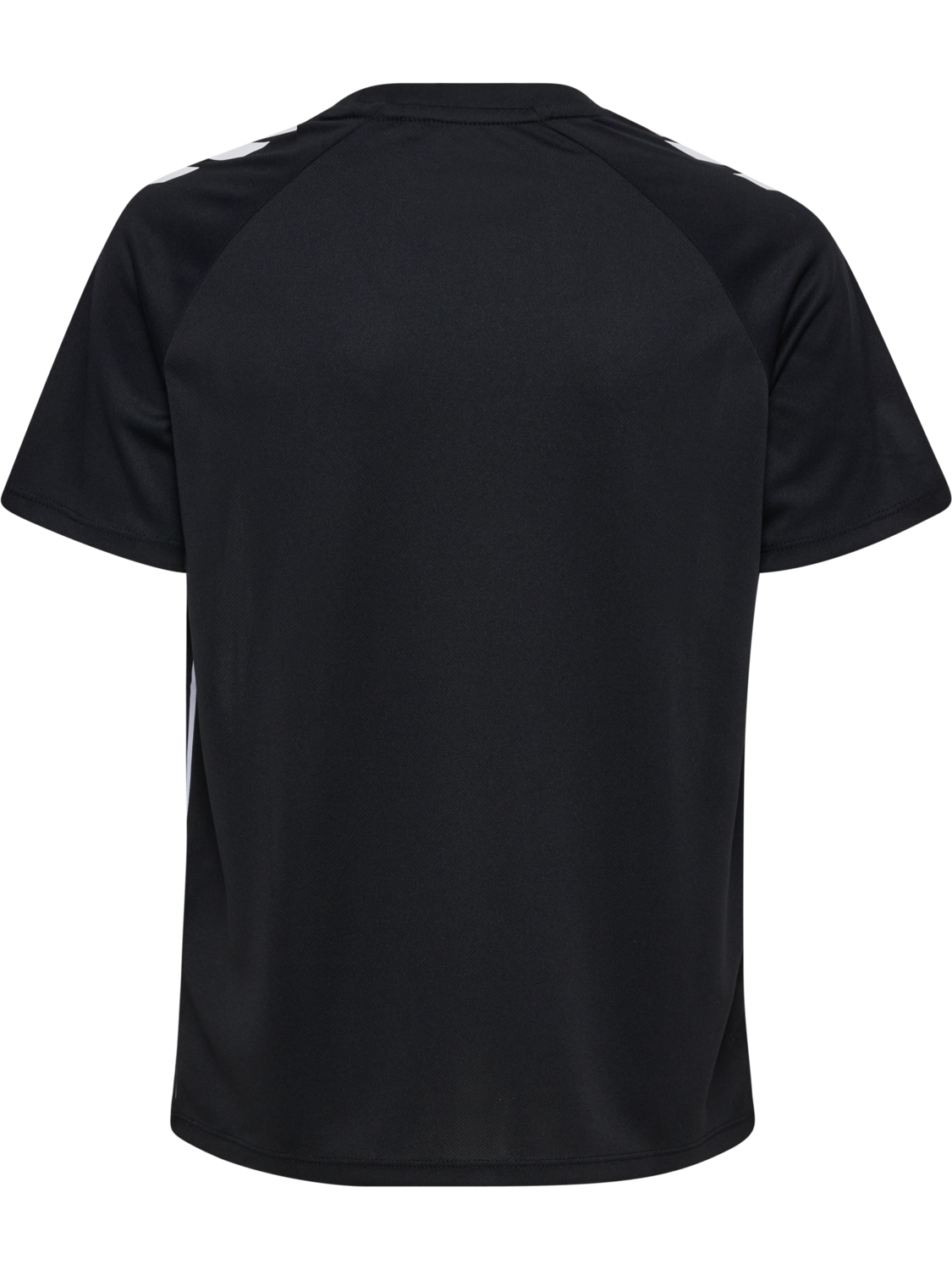 hmlMATCH STRIPED JERSEY S/S KIDS, BLACK/WHITE, packshot