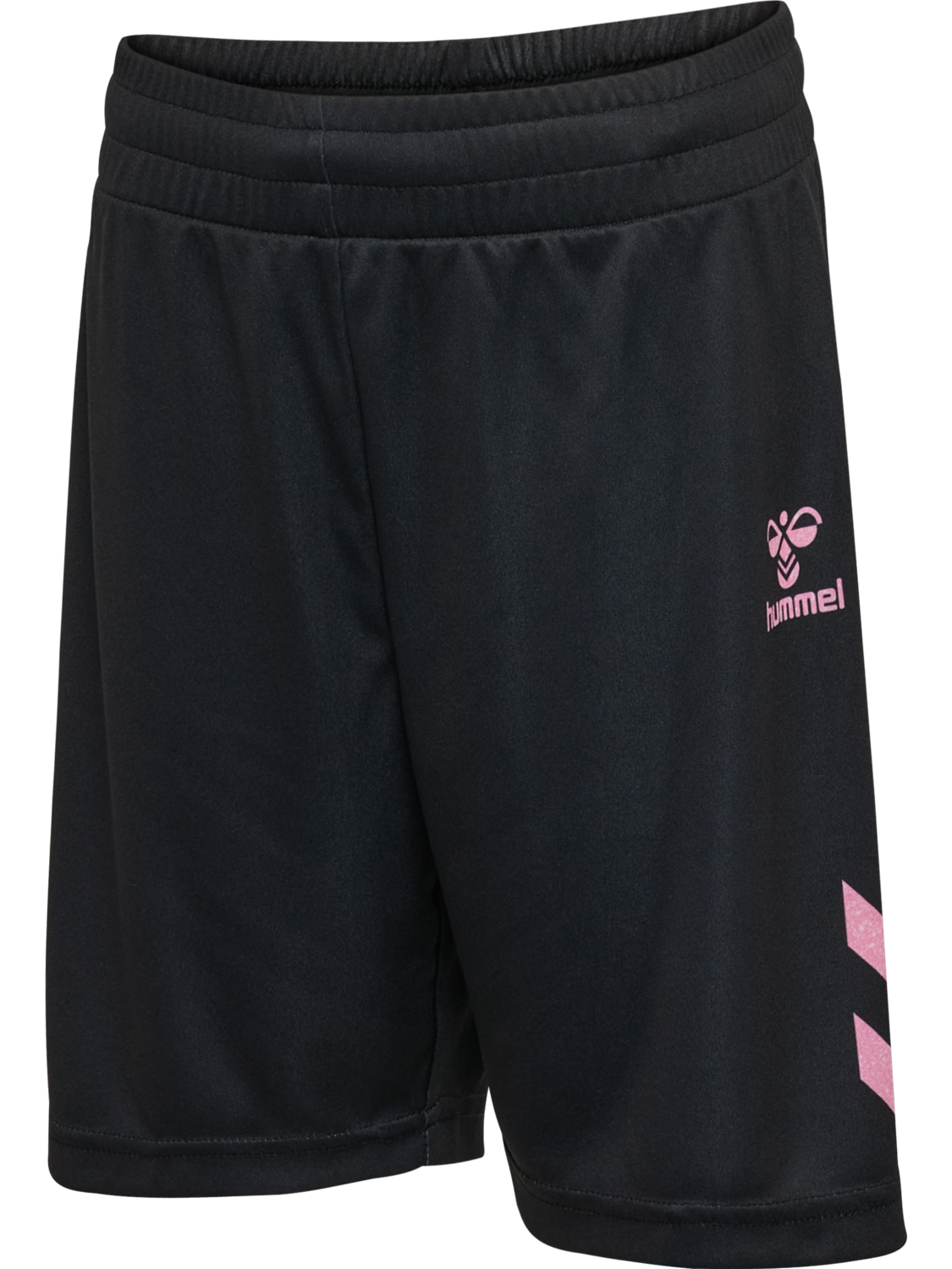 hmlSHIMMER SHORTS, BLACK/BRIDAL ROSE, packshot