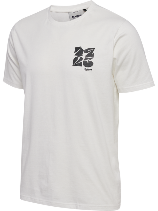 hmlREGULAR GRAPHIC TEE S/S, WHITE/BLACK hmlREGULAR GRAPHIC TEE S/S, WHITE/BLACK, packshot