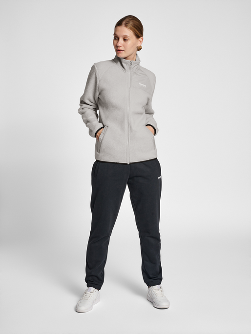 hmlLGC CHARLA FLEECE JACKET, HARBOR MIST, model