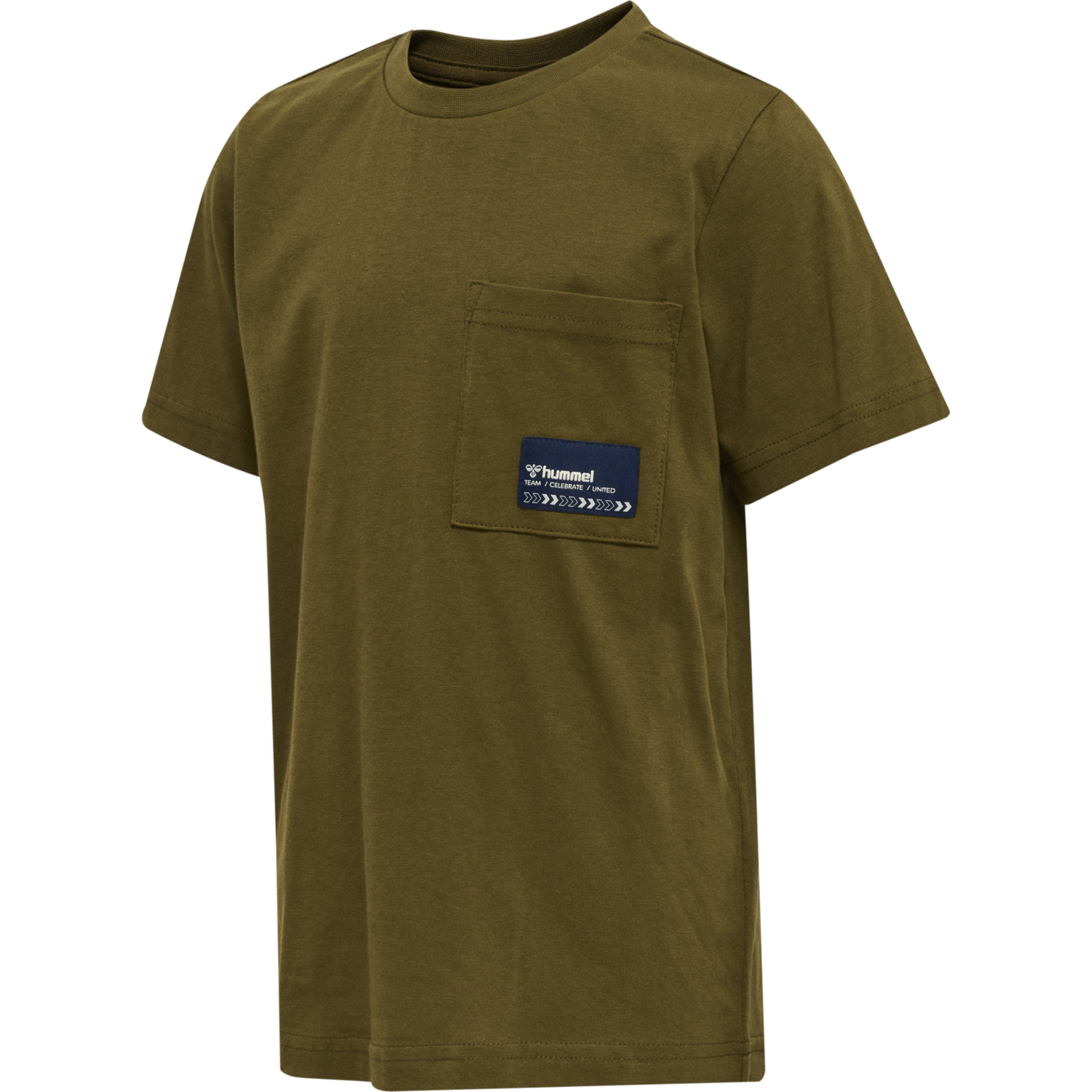 hmlROCKY T-SHIRT S/S, DARK OLIVE, packshot