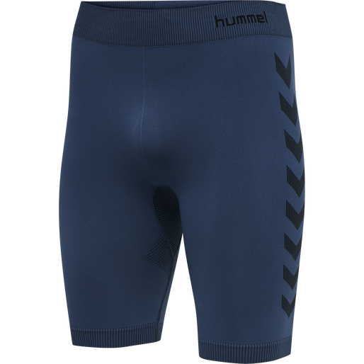 HUMMEL FIRST SEAMLESS TR SHT TIGHTS, DARK DENIM, packshot