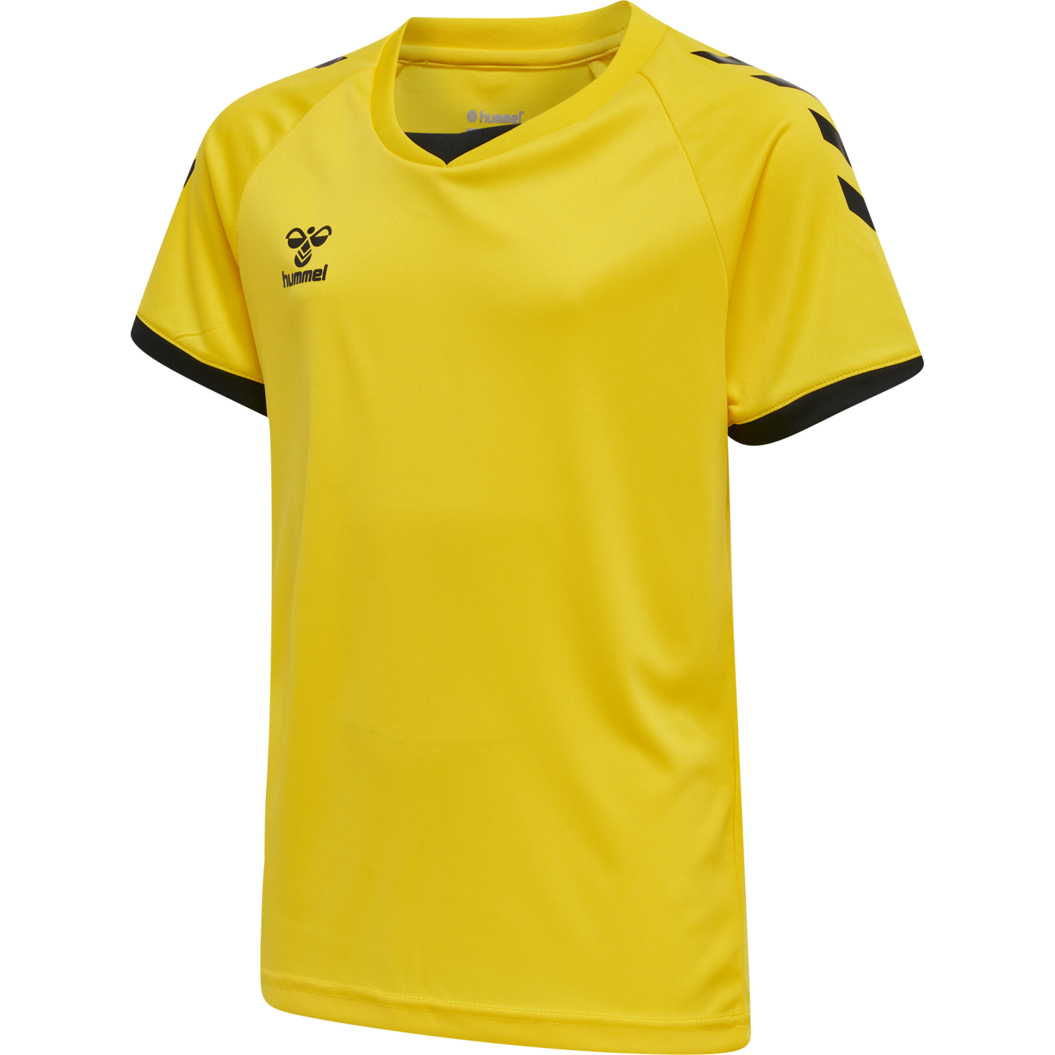 hmlCORE VOLLEY TEE KIDS, BLAZING YELLOW, packshot