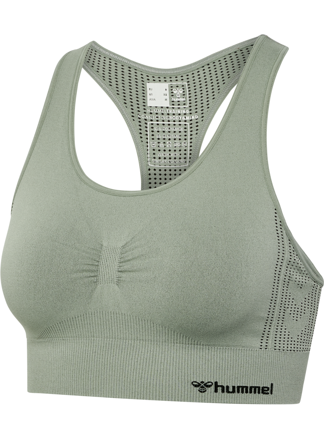 hmlMT SHAPING SEAMLESS SPORTS TOP, SEAGRASS, packshot