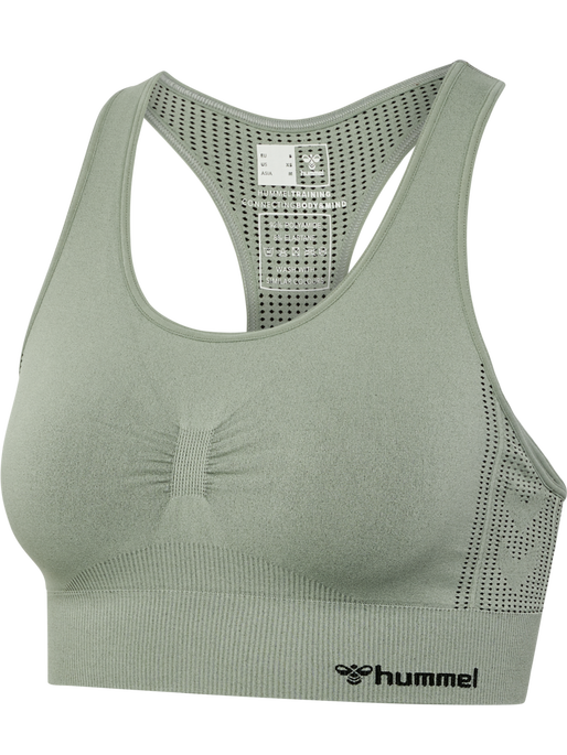 hmlMT SHAPING SEAMLESS SPORTS TOP, SEAGRASS, packshot