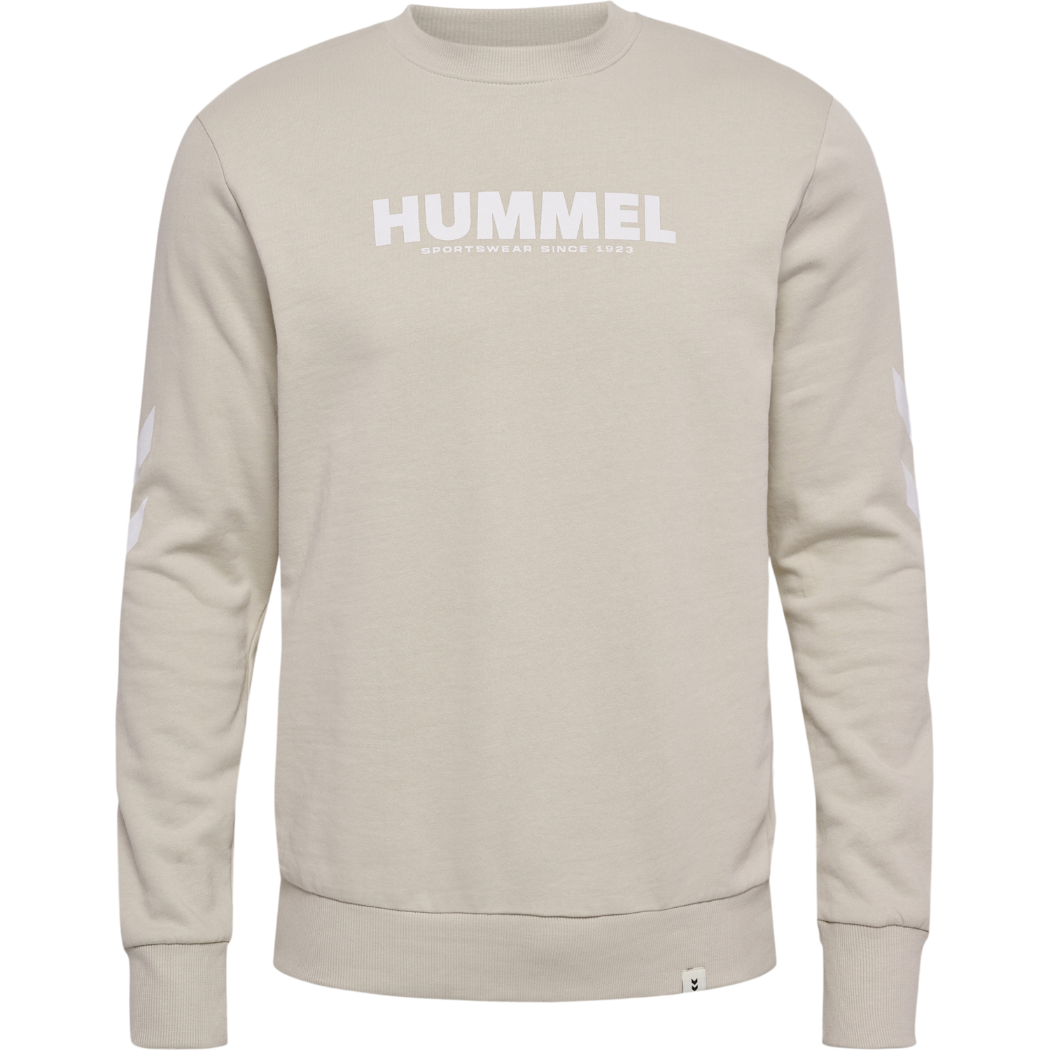 hmlLEGACY SWEATSHIRT, PUMICE STONE, packshot