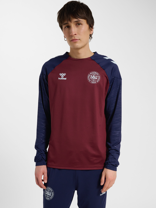 DBU 26 PRO TR CREW SWEAT, WINDSOR WINE/PEACOAT, model