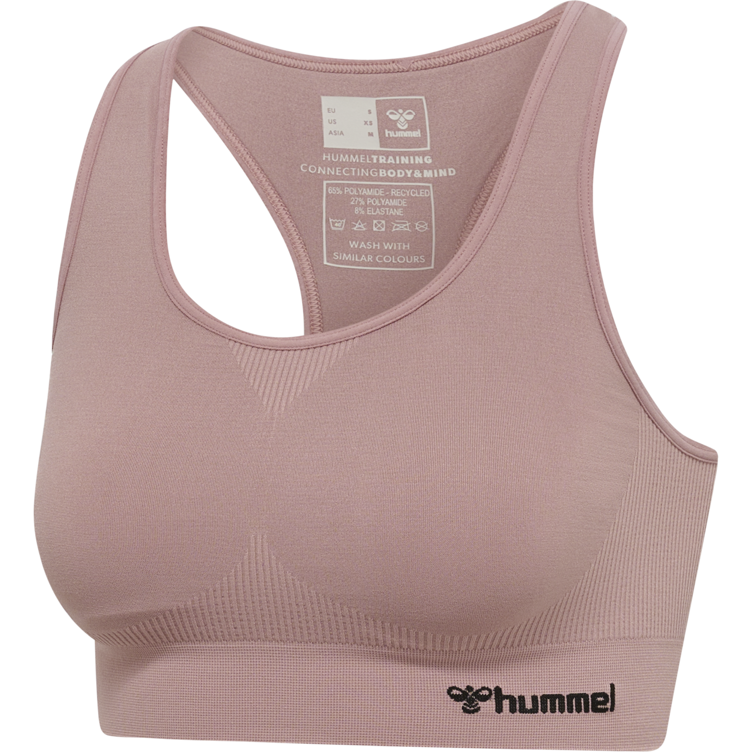 hmlTIF SEAMLESS SPORTS TOP, WOODROSE, packshot