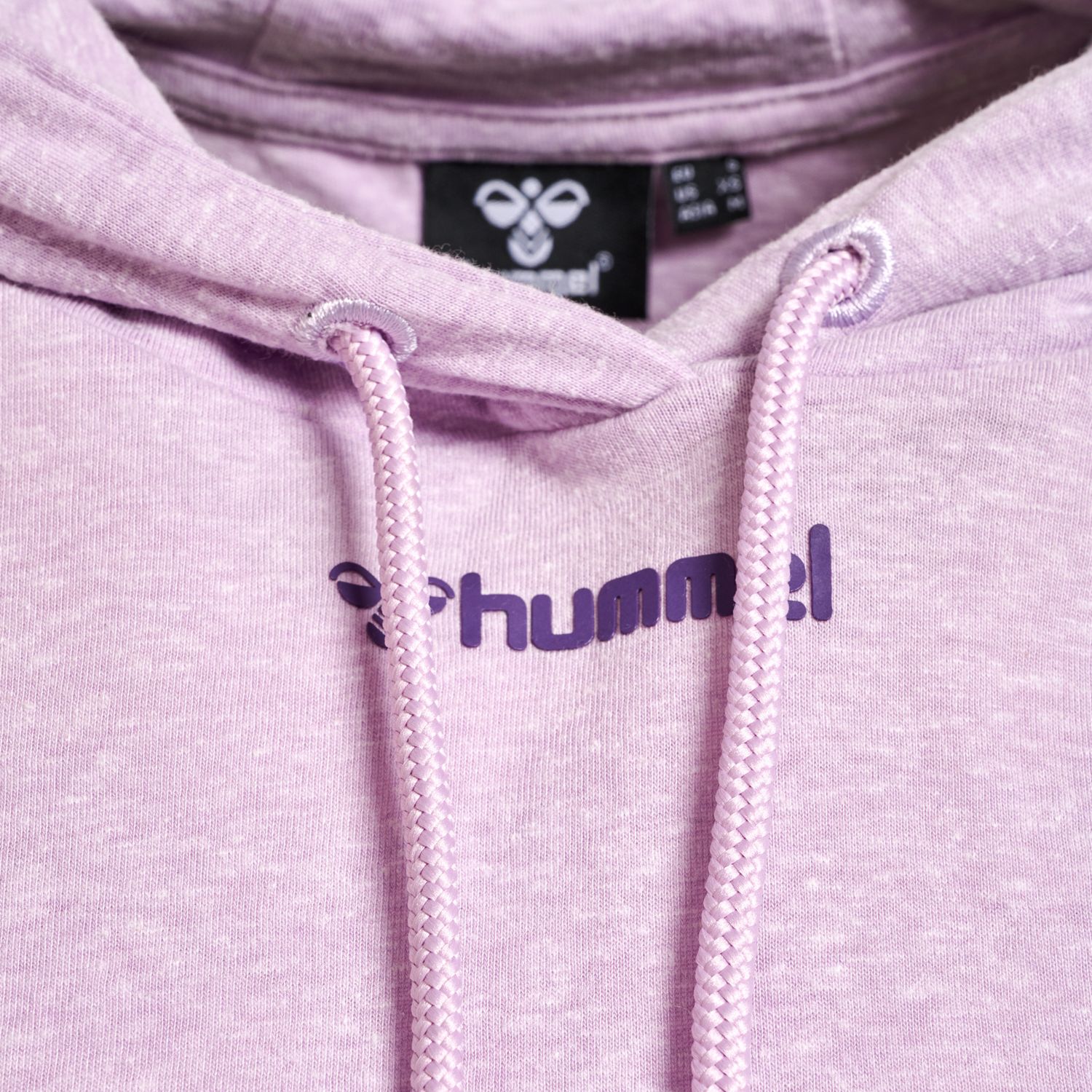 hmlZANDRA HOODIE, PASTEL LILAC MELANGE, packshot
