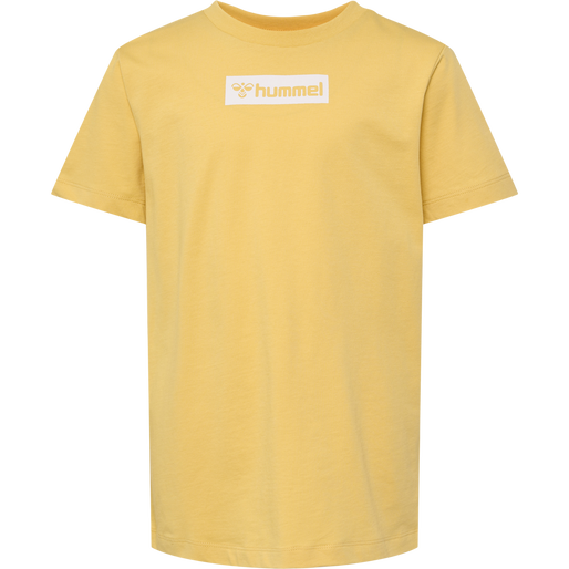 hmlFLOW T-SHIRT S/S, OCHRE, packshot