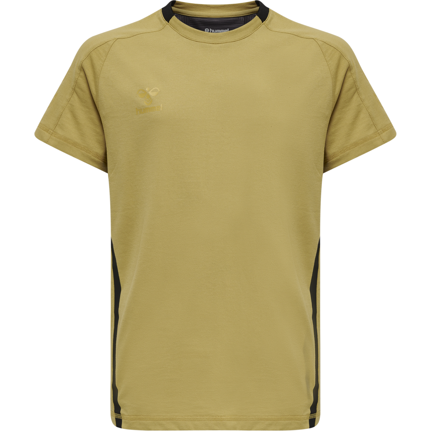 hmlCIMA XK T-SHIRT S/S KIDS, ANTIQUE GOLD, packshot
