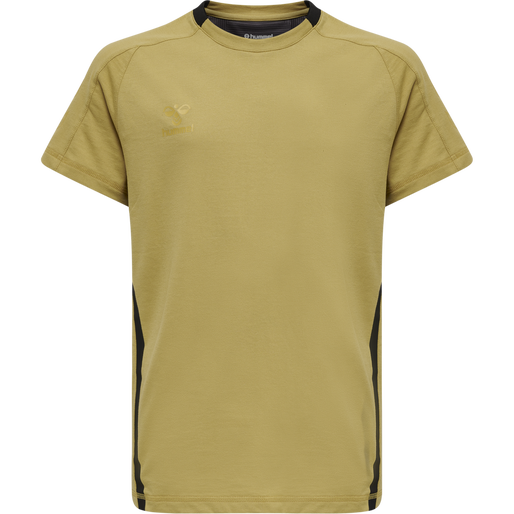 hmlCIMA XK T-SHIRT S/S KIDS, ANTIQUE GOLD hmlCIMA XK T-SHIRT S/S KIDS, ANTIQUE GOLD, packshot