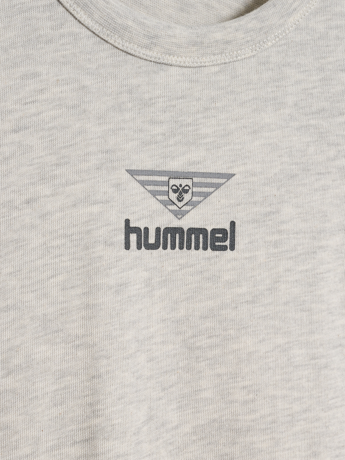 hmlHIVE LUCAS T-SHIRT, GREY MELANGE, packshot