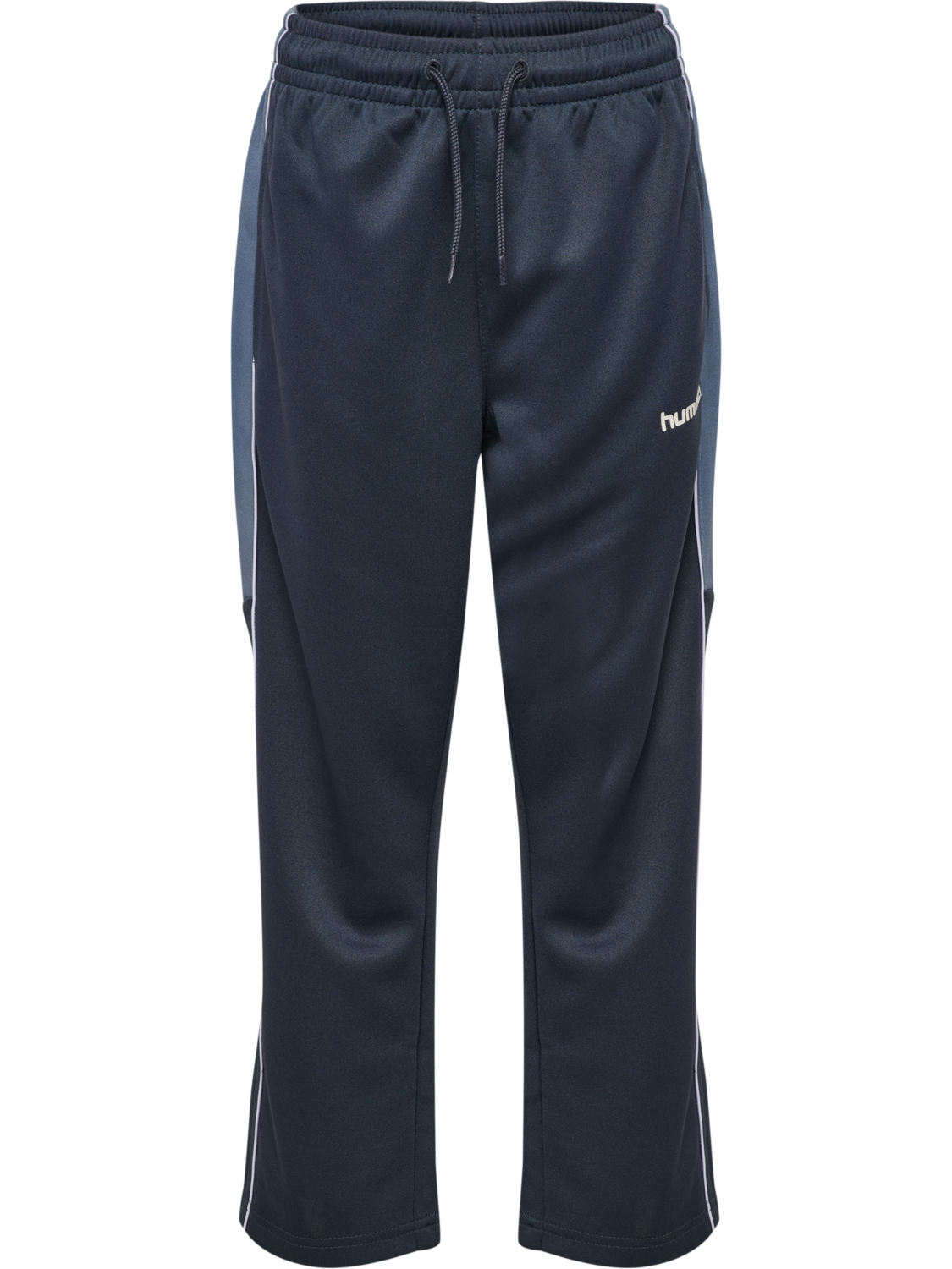 hmlJR REG POLY BLOCK PANTS, OMBRE BLUE, packshot