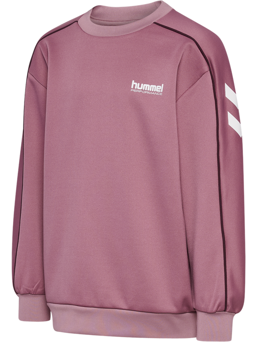 hmlJR INTERLOCK CREWNECK, WISTFUL MAUVE, packshot