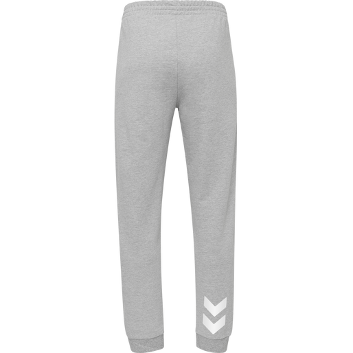 HMLGO COTTON PANT, GREY MELANGE, packshot