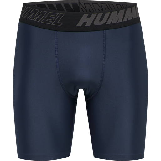 hmlTE TOPAZ 2-PACK TIGHT SHORTS, BLACK/INSIGINA BLUE hmlTE TOPAZ 2-PACK TIGHT SHORTS, BLACK/INSIGINA BLUE, packshot