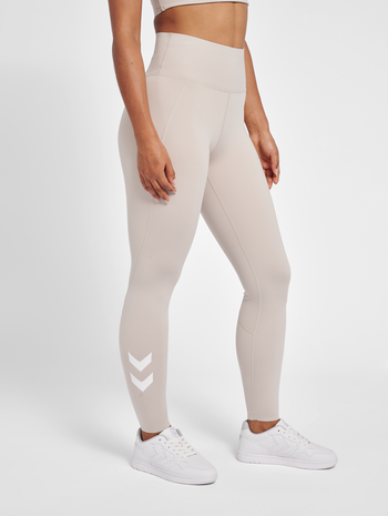 hmlMT GRACE HIGH WAIST TIGHTS, CHATEAU GRAY, model