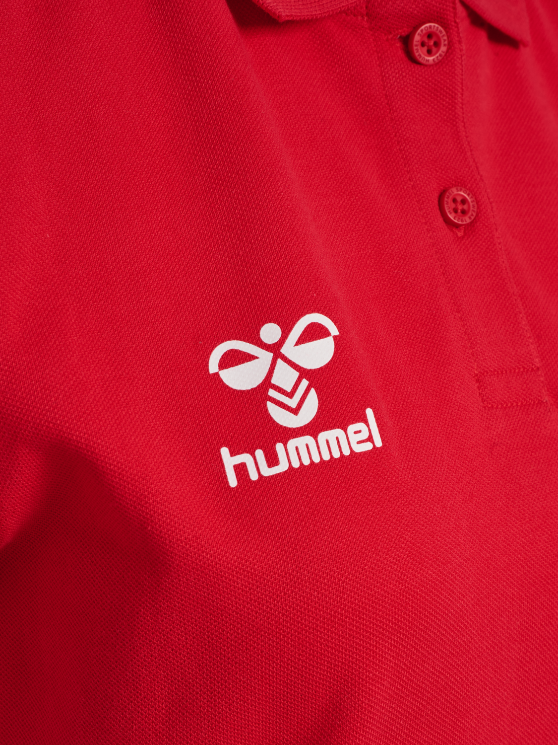 hmlGO 2.0 CHEVRON POLO WOMAN, TRUE RED, packshot