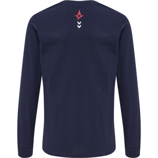 ASTRALIS 21/22 T-SHIRT L/S KIDS, MARINE, packshot