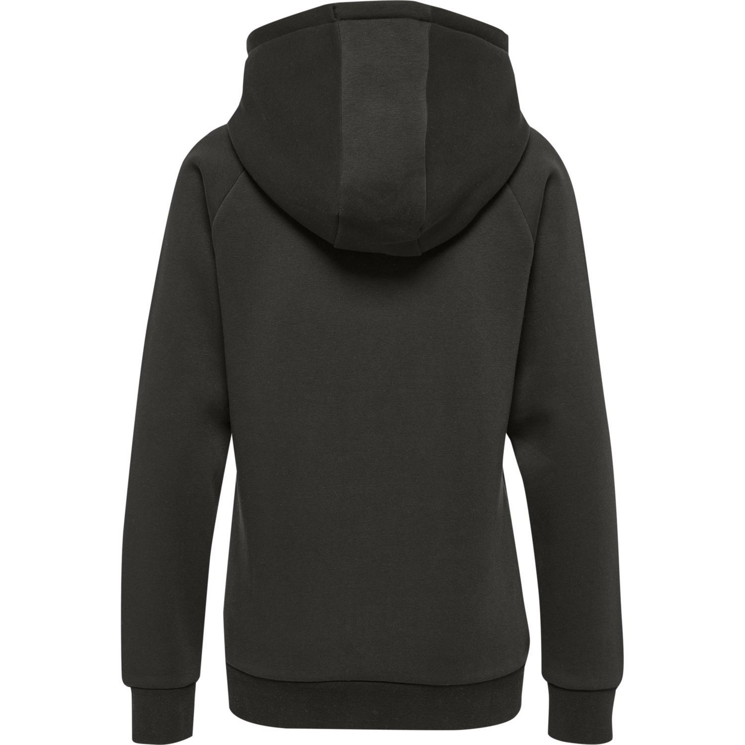 hmlRED HEAVY ZIP HOODIE WOMAN, RAVEN, packshot