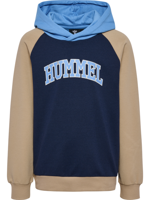 hmlESSEN HOODIE, BLACK IRIS, packshot