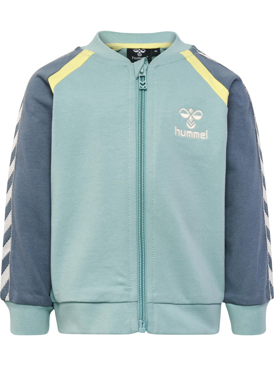 hmlLEAGUE ZIP JACKET, BLUE SURF, packshot