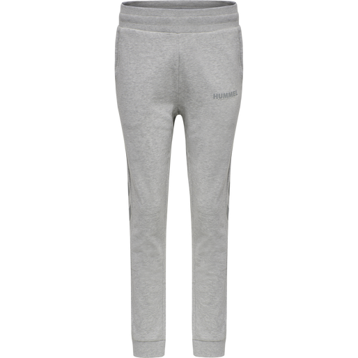 hmlLEGACY WOMAN TAPERED PANTS, GREY MELANGE, packshot