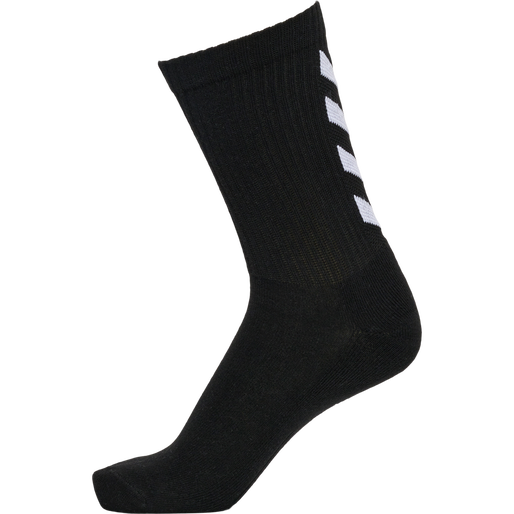 FUNDAMENTAL 3-PACK SOCK, BLACK, packshot