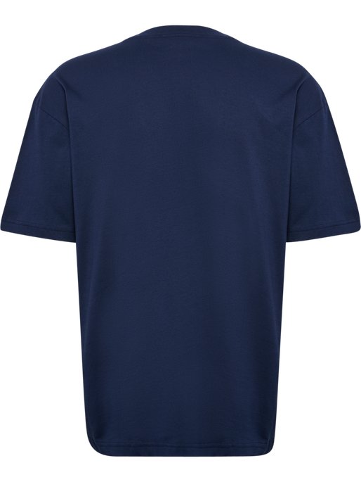 hmlLOOSE TEE S/S CLUB SPORTSWEAR, DRESS BLUES, packshot