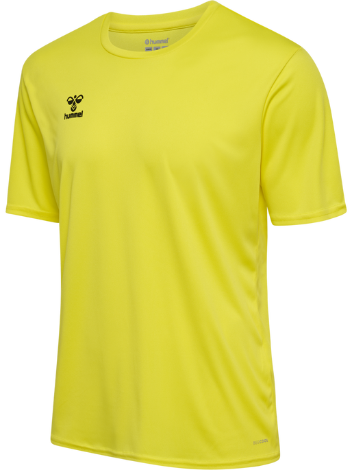 hmlESSENTIAL JERSEY S/S, BLAZING YELLOW, packshot