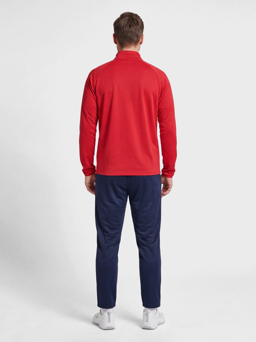 hmlPROMO POLY SUIT, TRUE RED/MARINE, model