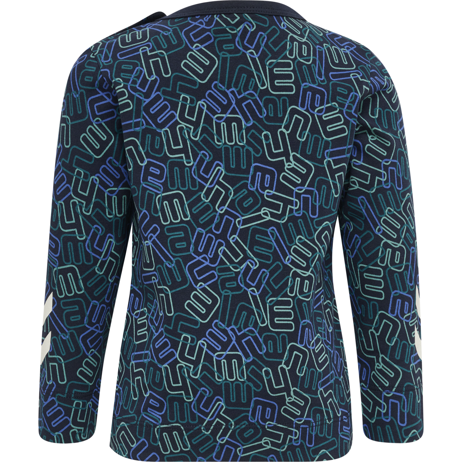 hmlOLLY T-SHIRT L/S, BLACK IRIS, packshot