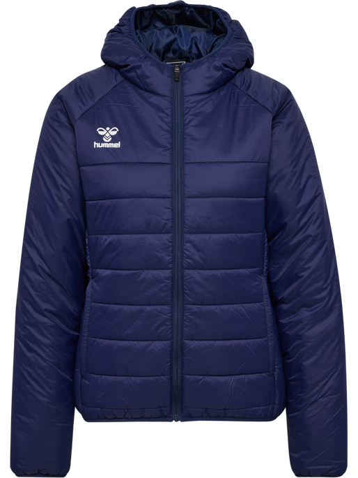 hmlGO QUILTED HOOD JACKET WOMAN, MARINE, packshot