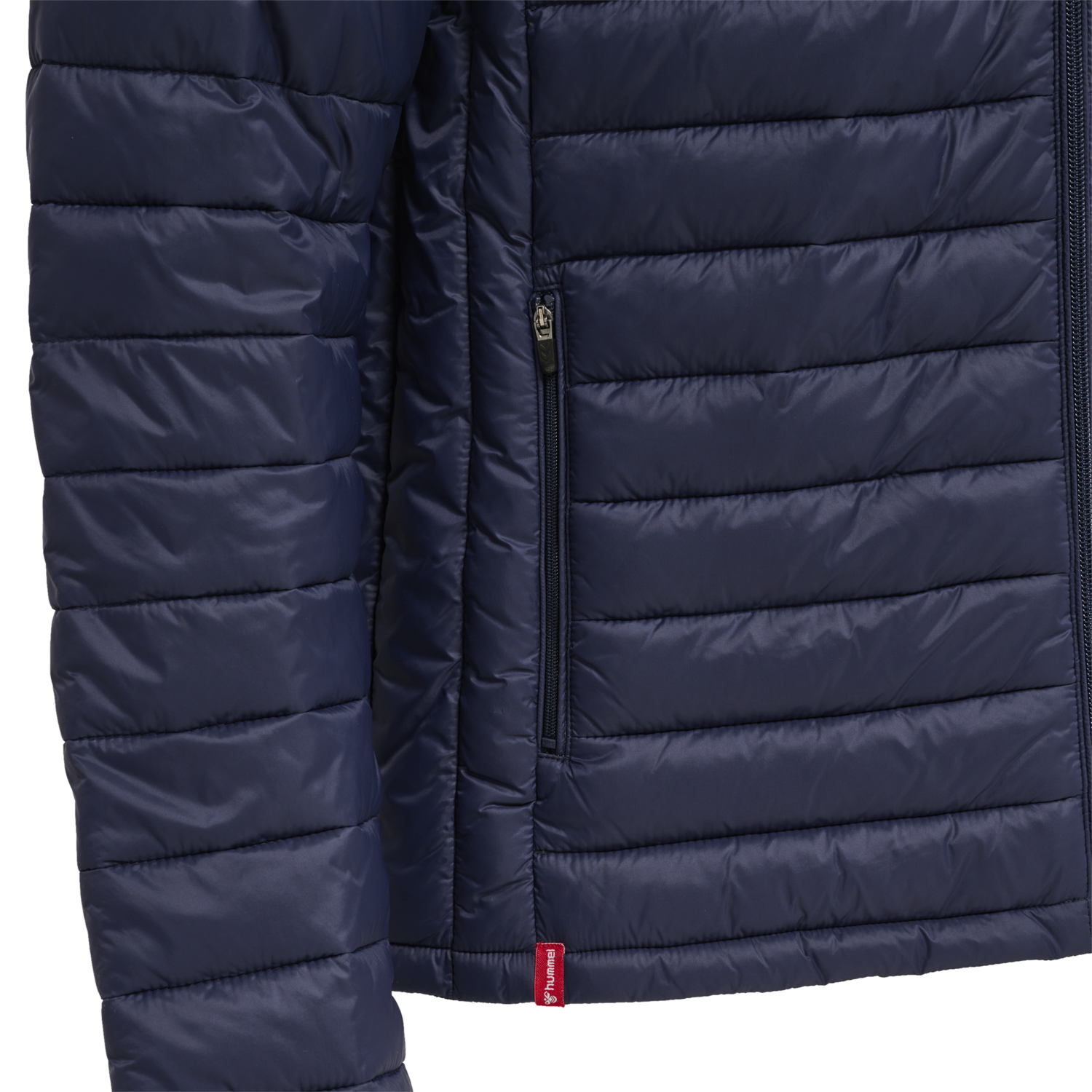 hmlRED QUILTED HOOD JACKET, MARINE, packshot