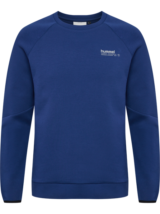 hmlTECH FLEECE REGULAR CREW, ESTATE BLUE hmlTECH FLEECE REGULAR CREW, ESTATE BLUE, packshot